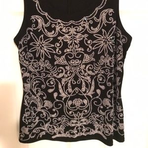 Cleo Sparkly Sleeveless Top